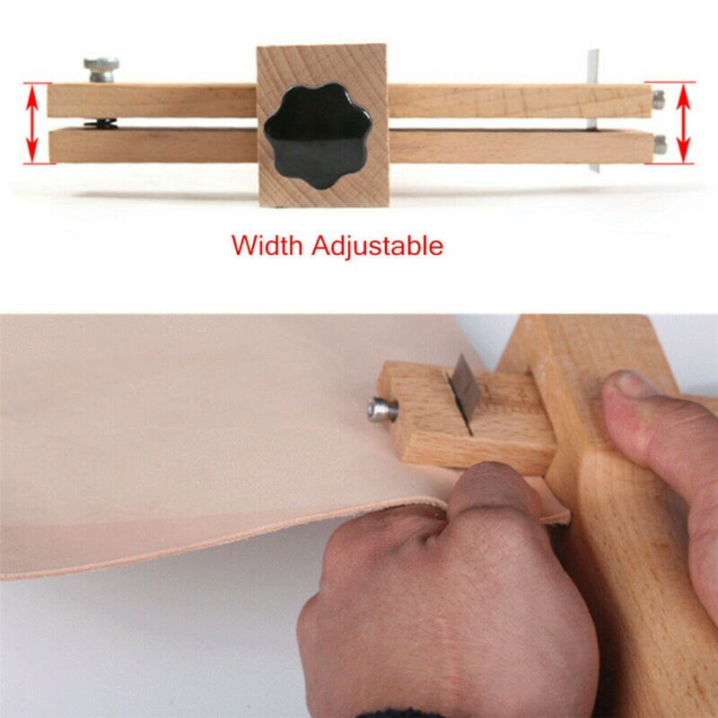 Coupe-bande réglable pour bricolage, coupe-bande en bois et sangle, outil artisanal, outils de coupe du cuir à la main,