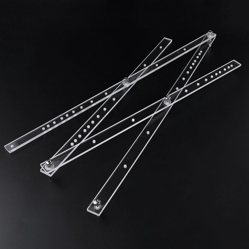 50cm Scale Excellent Folding Ruler Artist Pantograph Copy Rluers Draw Enlarger Reducer Tool for Office School Drawing