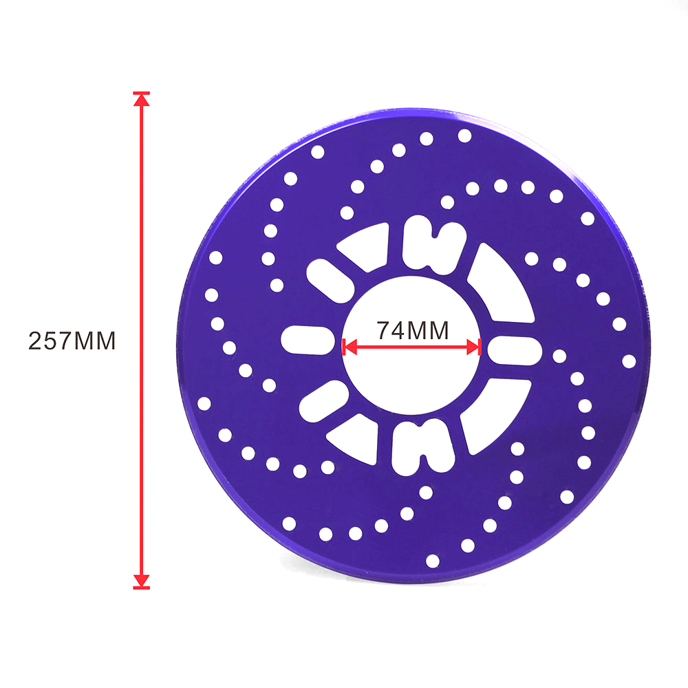 Freno de tambor de aleación de aluminio de 26cm, cubierta decorativa de freno de disco para coche, para freno de tambor de 14 pulgadas, accesorios para modificación de automóviles 1 par