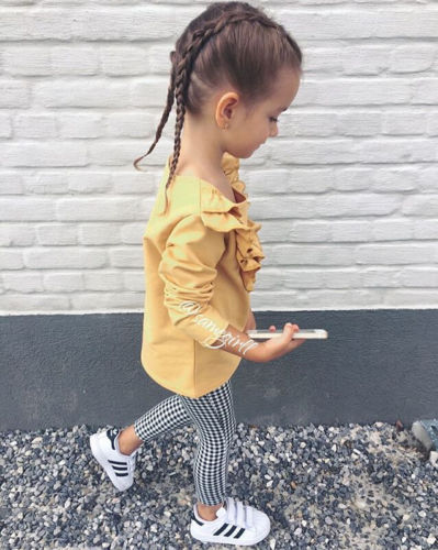 Baby Meisjes Top T Shirt Kinderen Basic Herfst Kleding Lange Mouwen Casual Solid Patchwork Tops T-shirt