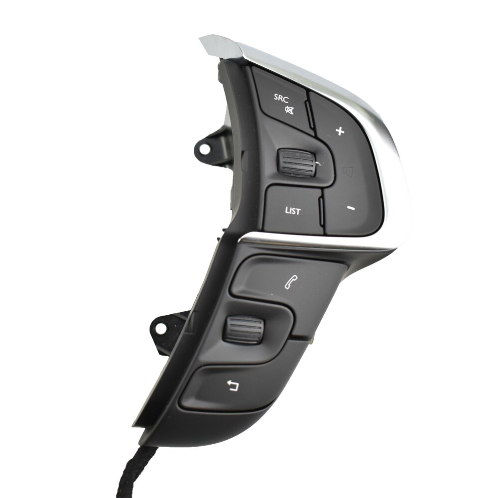 Botón de control de volante para Citroen C4 DS4, interruptor de volumen de teléfono con límite de velocidad, Botón multifunción