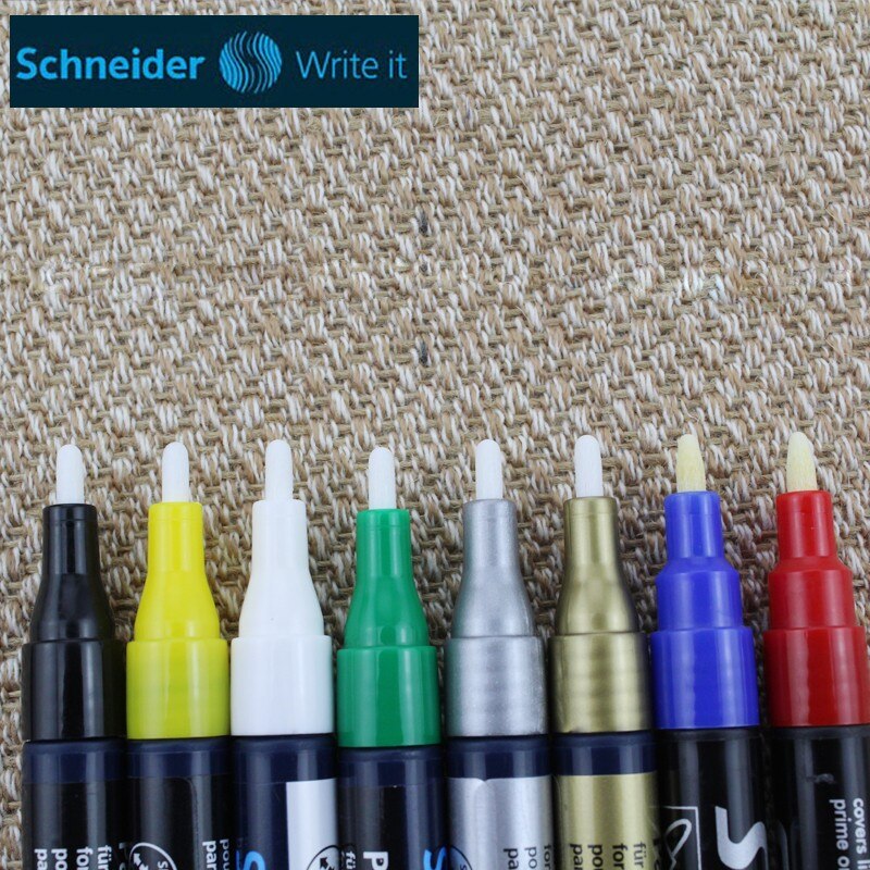 Alemanha schneider 278 pintura resistente de alta temperatura colorida marcador caneta 2mm 300 celsius resistente ao calor 1 pçs
