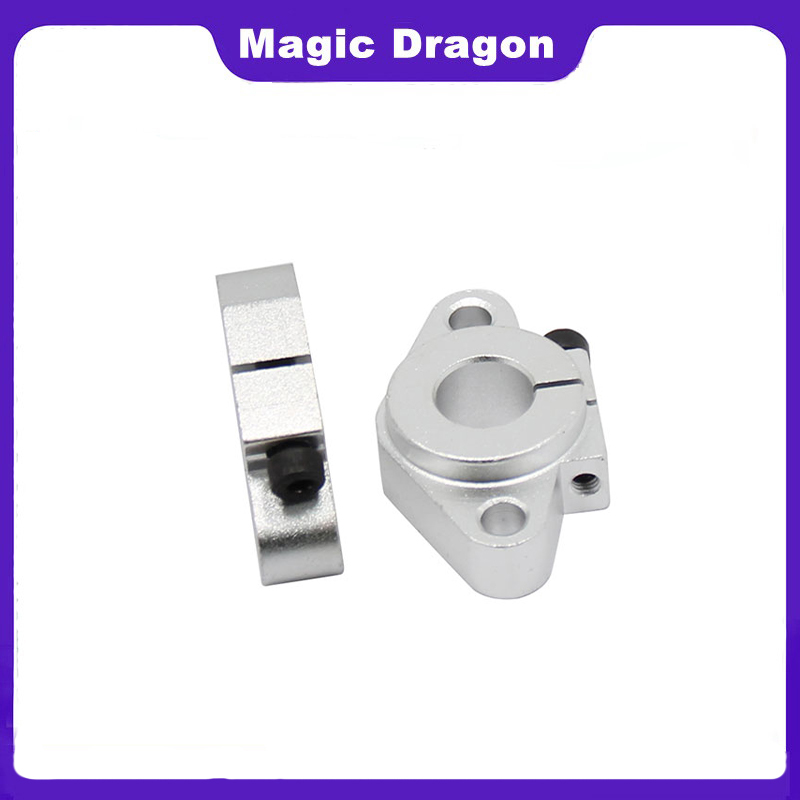 4pcs SHF20 horizontal linear shaft support 20mm Linear Rail Shaft Support XYZ Table CNC SHF Series Rail Shaft