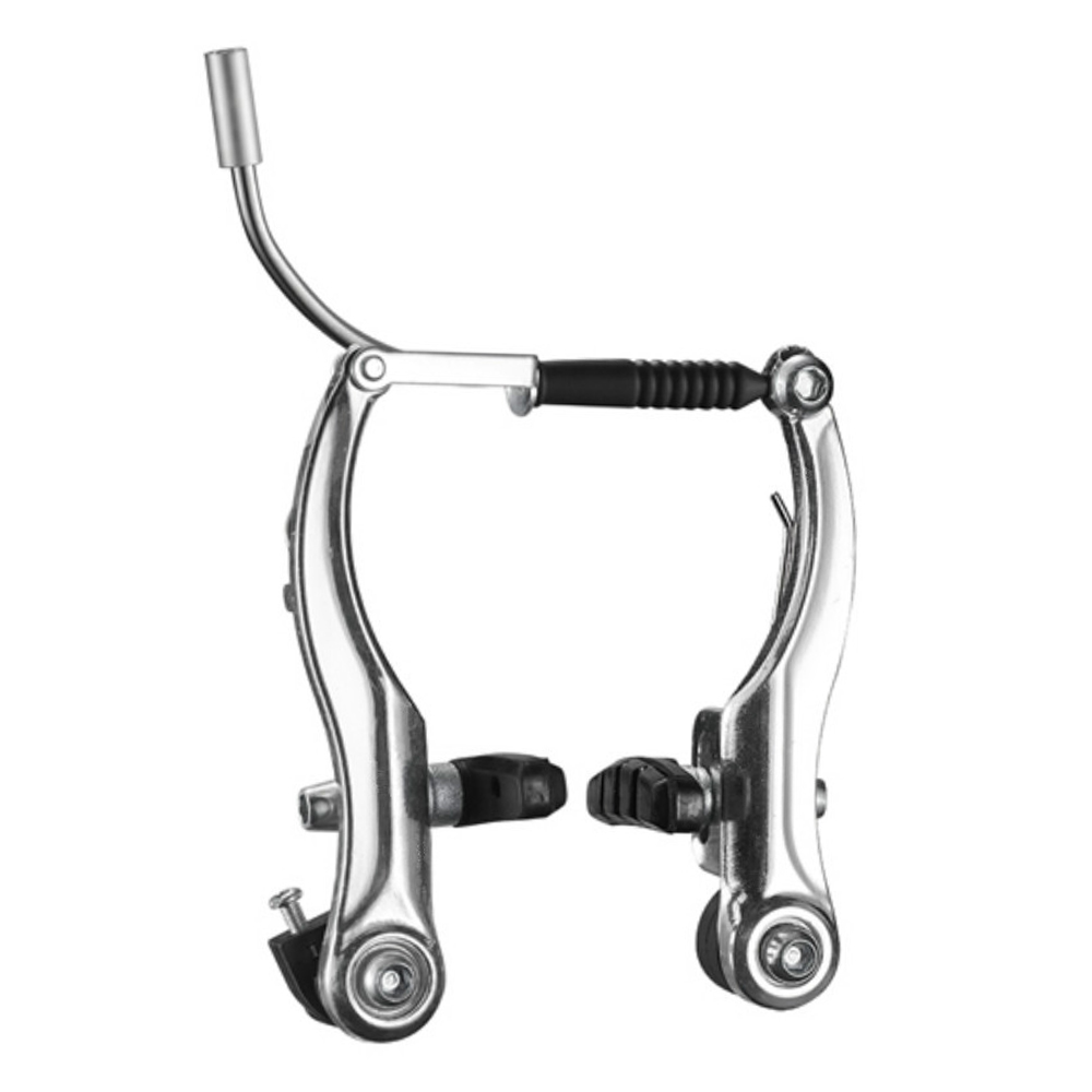 Bike V Brakes for Bike Linear Bicycle Brake Set Mountain Bike Front and Rear V Brakes Set Replacement Parts Fit: silver