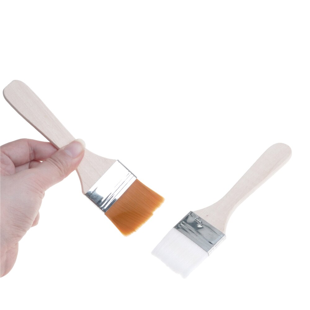 6 uds aceite empuñadura de madera pintura pincel pintura acrílica para artistas Kit de herramientas para pinturas de pared suministro de arte tamaño 1-6 juego de pinceles de Nylon