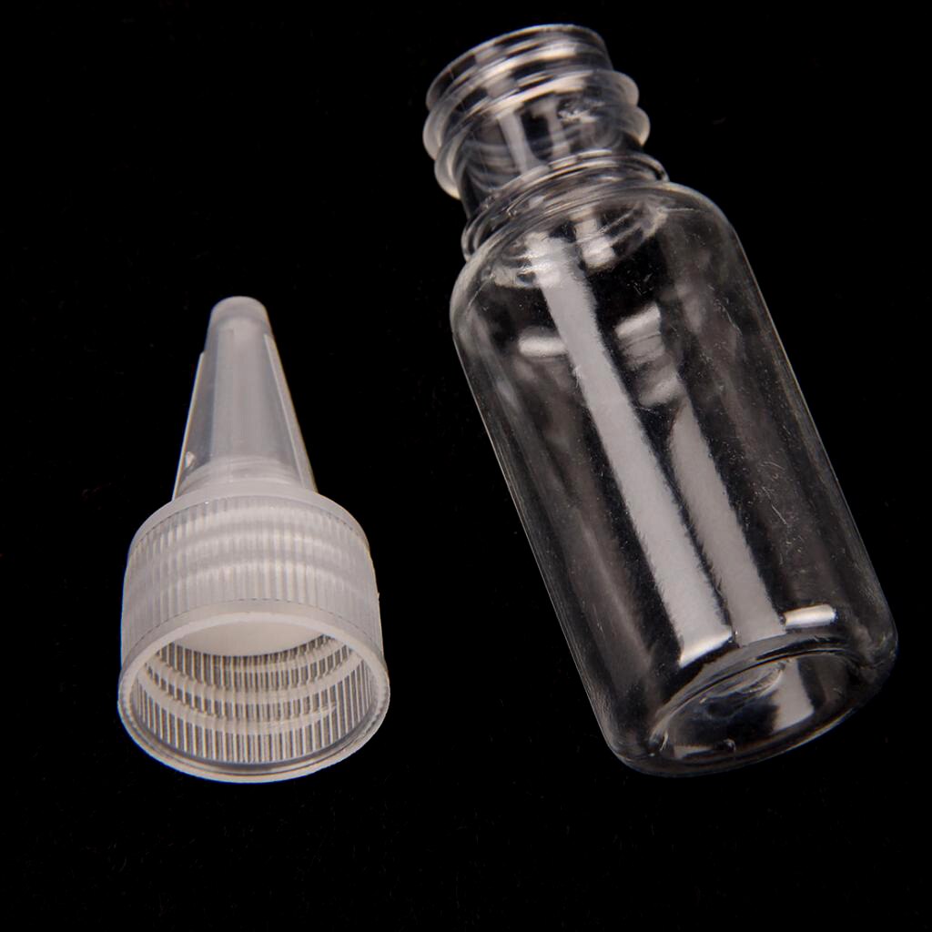 Hobby Model Tool - 12 Pieces - Squeezable Dropper Small Empty Bottle - 15ml