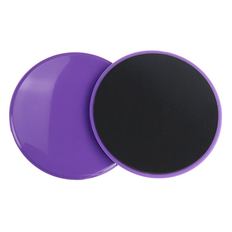 2 PCS Sliding Discs Fitness Exercise Slider Plate For Yoga Gym Abdominal Core Training Equipment Indoor Workout Sports: Purple