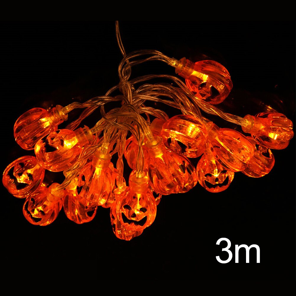 Jardin extérieur décor à la maison Led saisonnier éclairage fil fête à piles Halloween lumières nuit lampe tenture murale: 1 / 3m