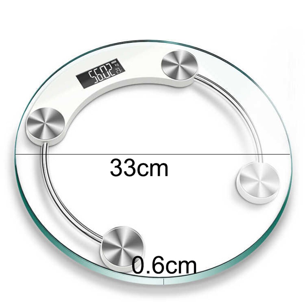 Clear 180kg Tempered Glass LCD Display Digital Electronic Bathroom Weight Scale Floor Body Index Electronic Weighing Scales