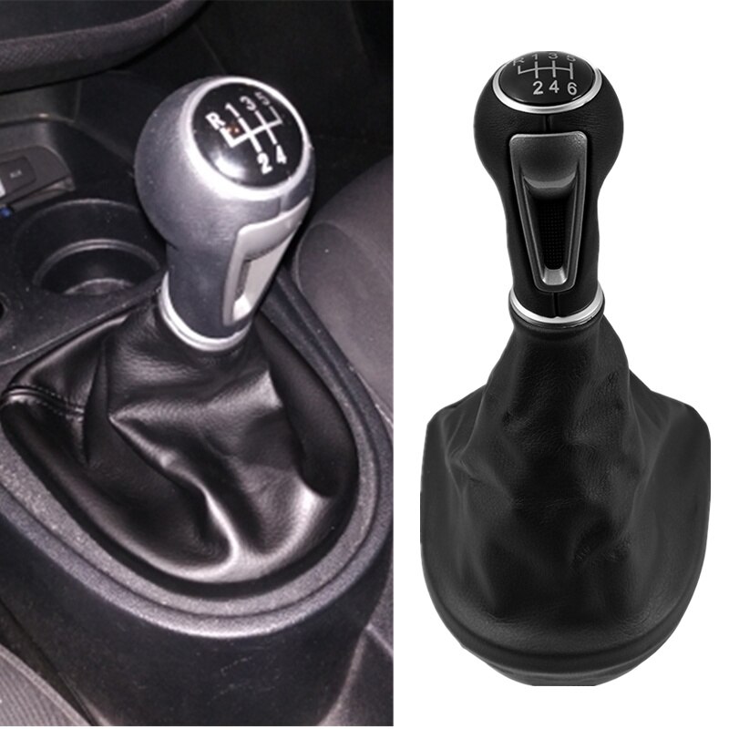 Pomo de cambio de marchas, funda para el marco de la palanca de cambios, para Seat Leon II Toledo III Altea XL 2005 2006 2007