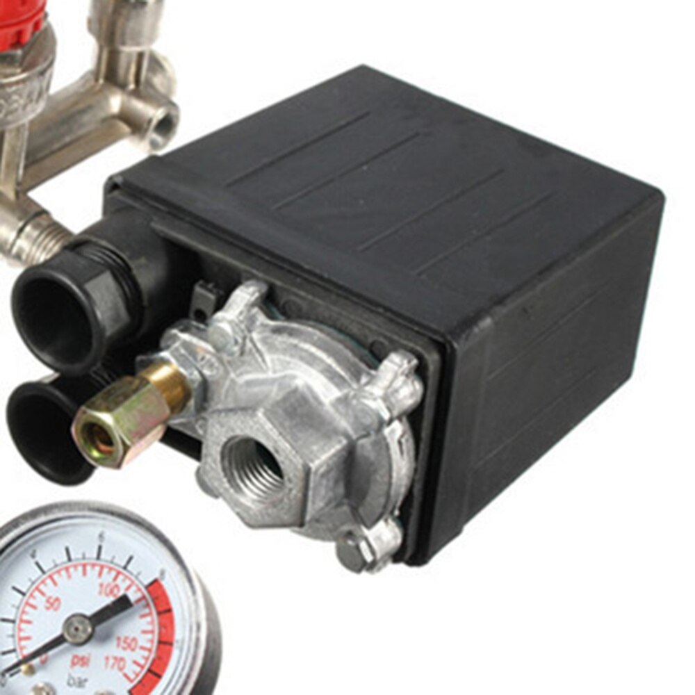 175psi Air Compressor Pump Pressure Switch Control with Gauges Regulator