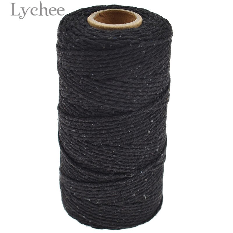 Lychee Life 100 Yards 2mm Colorful Cotton Thread High Ouality Sewing Thread DIY Sewing Accessories For Jeans Clothes Curtain: 2