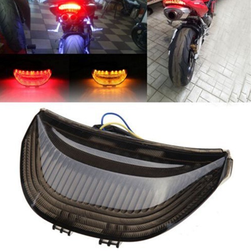 LED Rücklicht Smoke Für Honda CB600F CBR600F - Klarglas E-geprüft