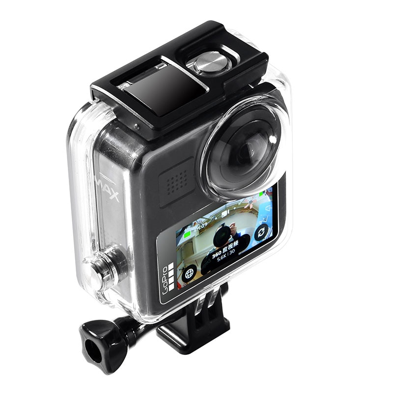 Funda impermeable para gopro max carcasa impermeable Cámara de Acción panorámica buceo caja protectora gopro max accesorios cubierta de buceo
