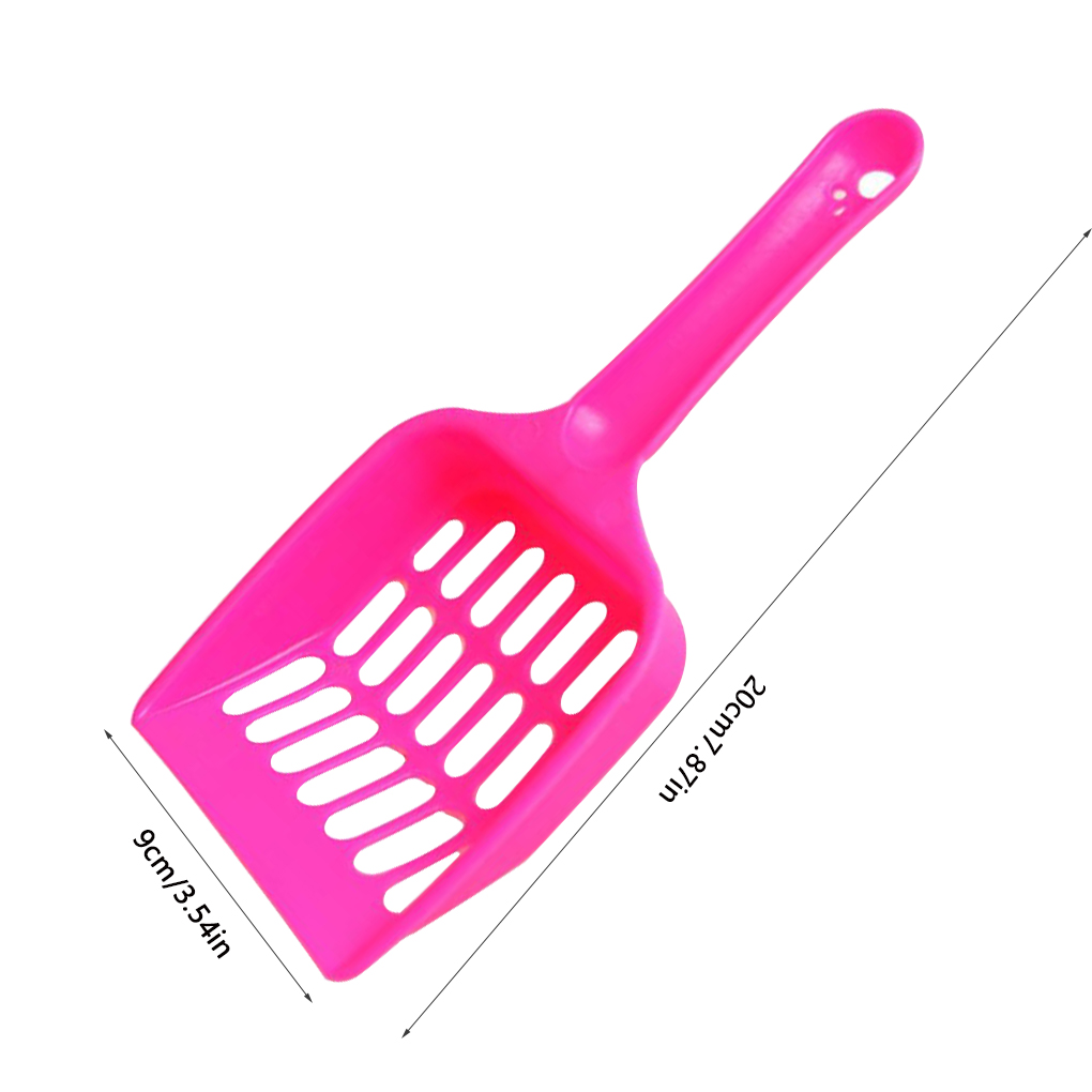 Poop Spoon Plastic Handle Pet Poop Scoop Waste Remover Portable Cleaning Tool Supplies Dogs Cats Pet Supplies Color Random