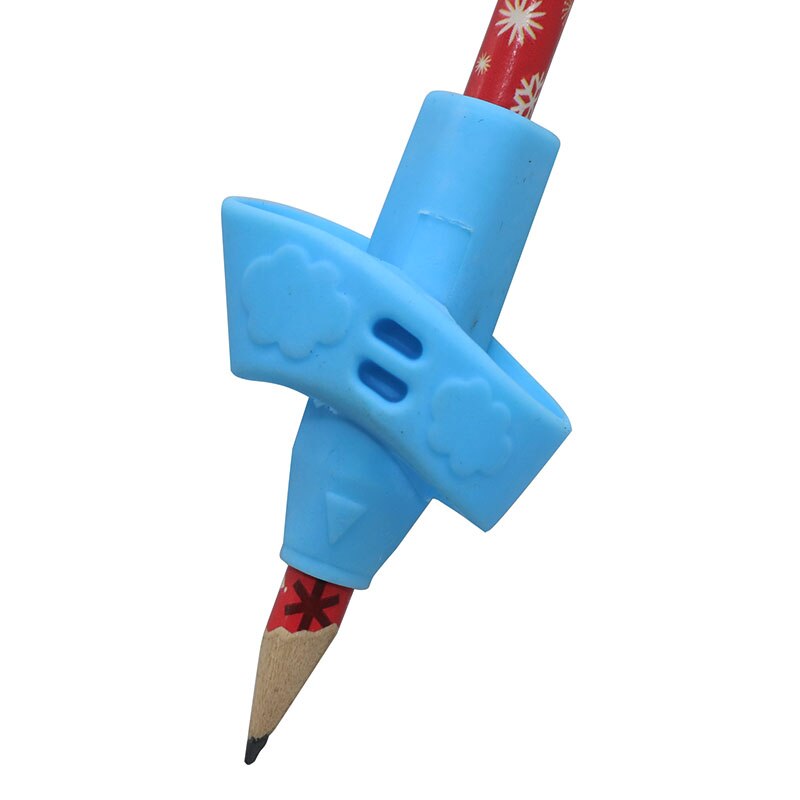 30 pcs Pen grip Loaded Two Finger Writing Posture Correction Tool Children Learning Writing Stationery Pencil Silicone