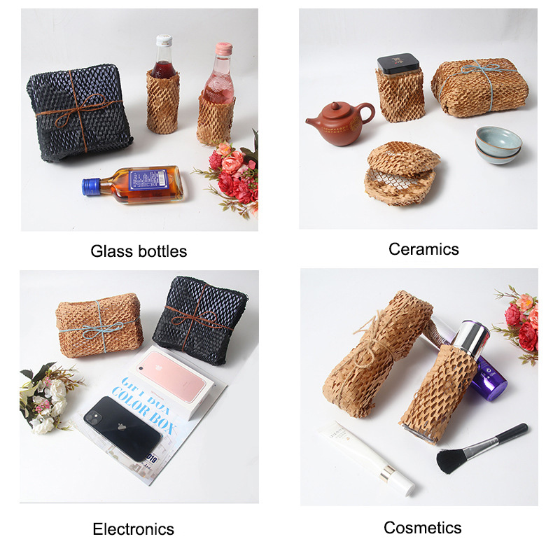 Papel de embalaje de flores de panal de 6M, envoltura acolchada, Material de embalaje ecológico, protector para envolver, lo mejor para empaquetar