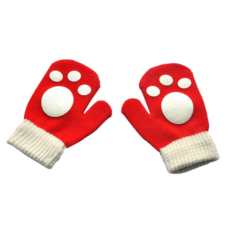 Balleenshiny Winter Warme Handschoenen Voor Kinderen 1-5 6 Kleuren Verdikte Kinderen Warme Handschoenen Baby Wanten Voor jongens Meisjes: 1