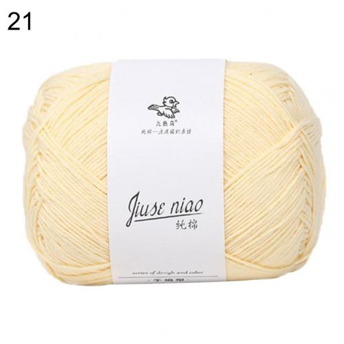 SALES！！ 50g Knitting Woolen Yarn Baby Clothes Scarf Hat Gloves Sweater Woven Material: 21