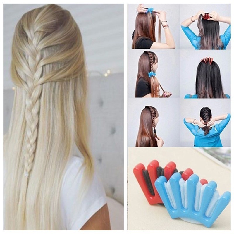 Trenza de pelo trenzado de estilo francés para mujeres y niñas, herramienta de peinado para cabello trenzado, 1 Uds.