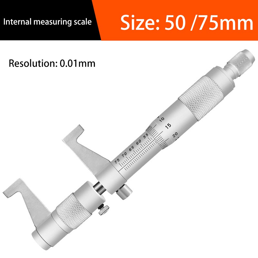 Woodworking Gadget Depth Measurement Inner Diameter Micrometer Caliper Spiral Micrometer Measuring Tool Instruments
