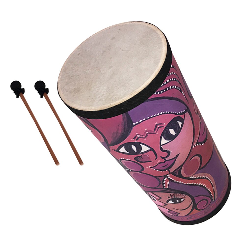 1 Set Unique Ethnic Indian Drum Indian Drum with Mallet Children Teaching Aid: Default Title