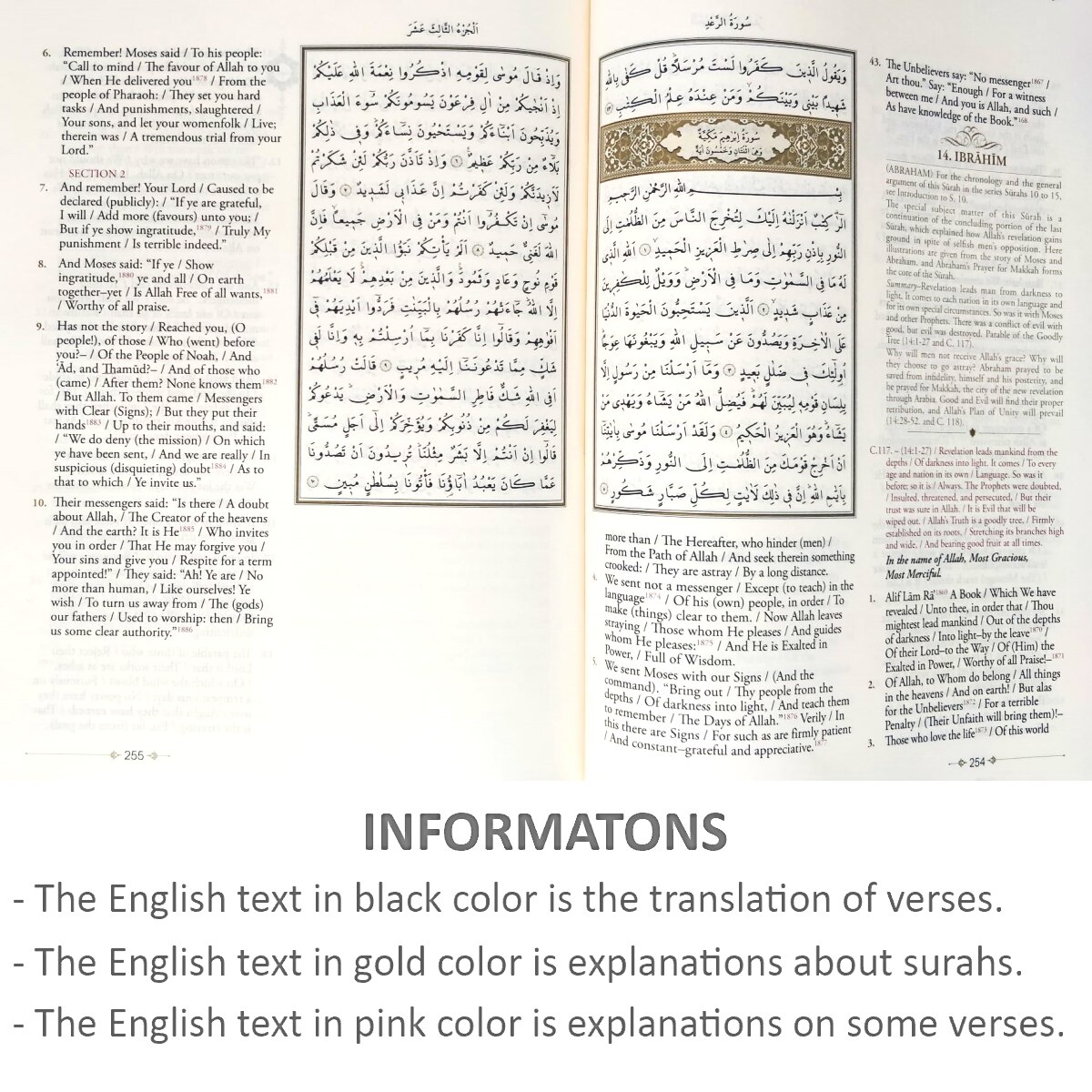 The Koran and English Translations of Religious Publications Muslim religion Holy book Islamic