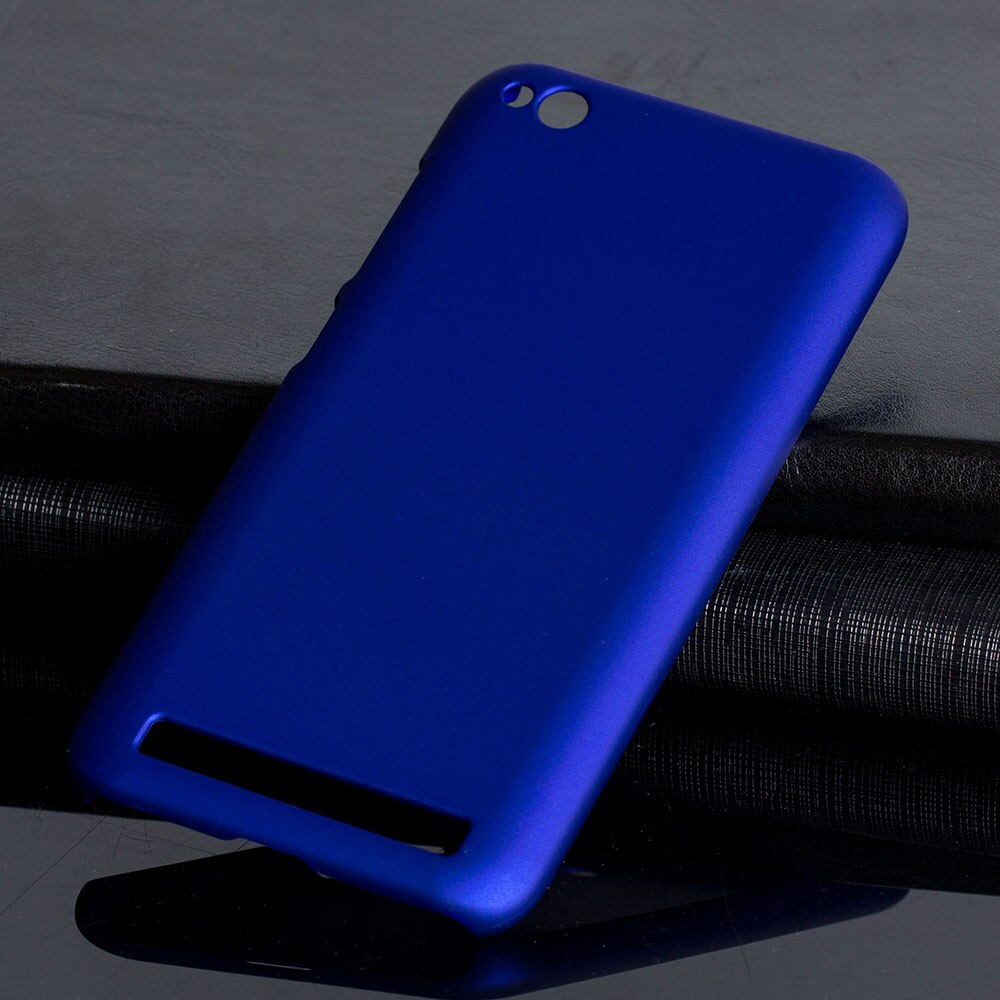 Matte Plastic Coque Cover 5.0For Xiaomi Redmi 5A Case Voor Xiaomi Redmi 5A Redmi5A Telefoon Terug Coque Cover Case: Blue