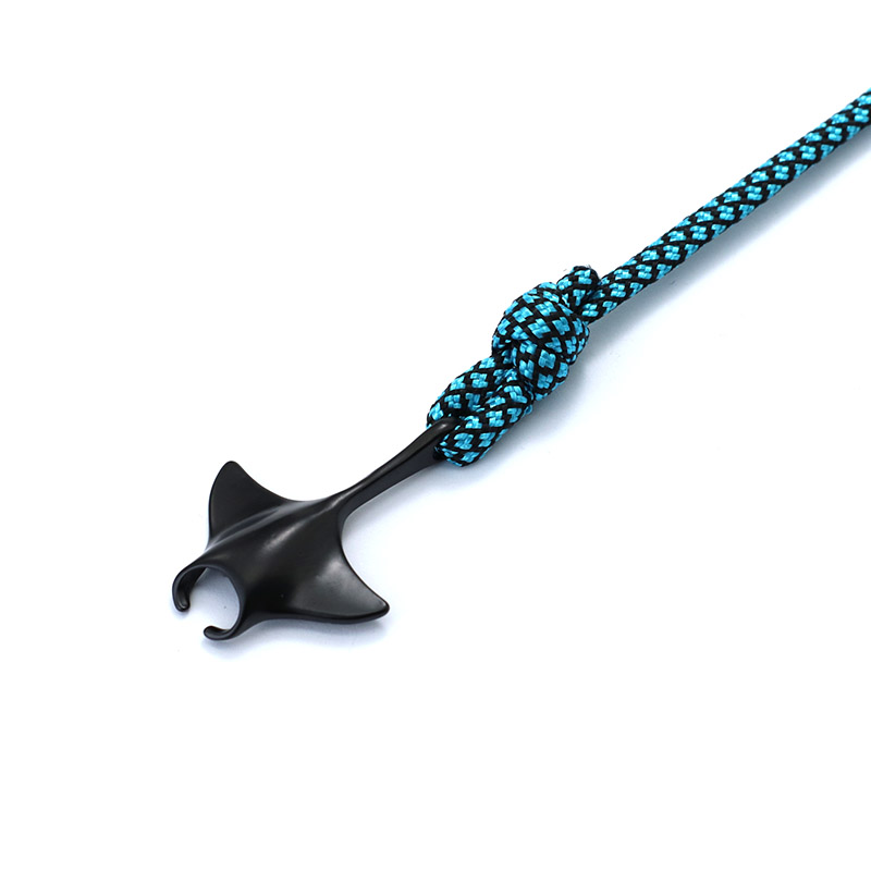 Pulsera Manta 2025 para hombre, pulsera de cuerda de Paracord ajustable de doble capa, brazalete de protección de animales marinos, joyería para surfista de playa