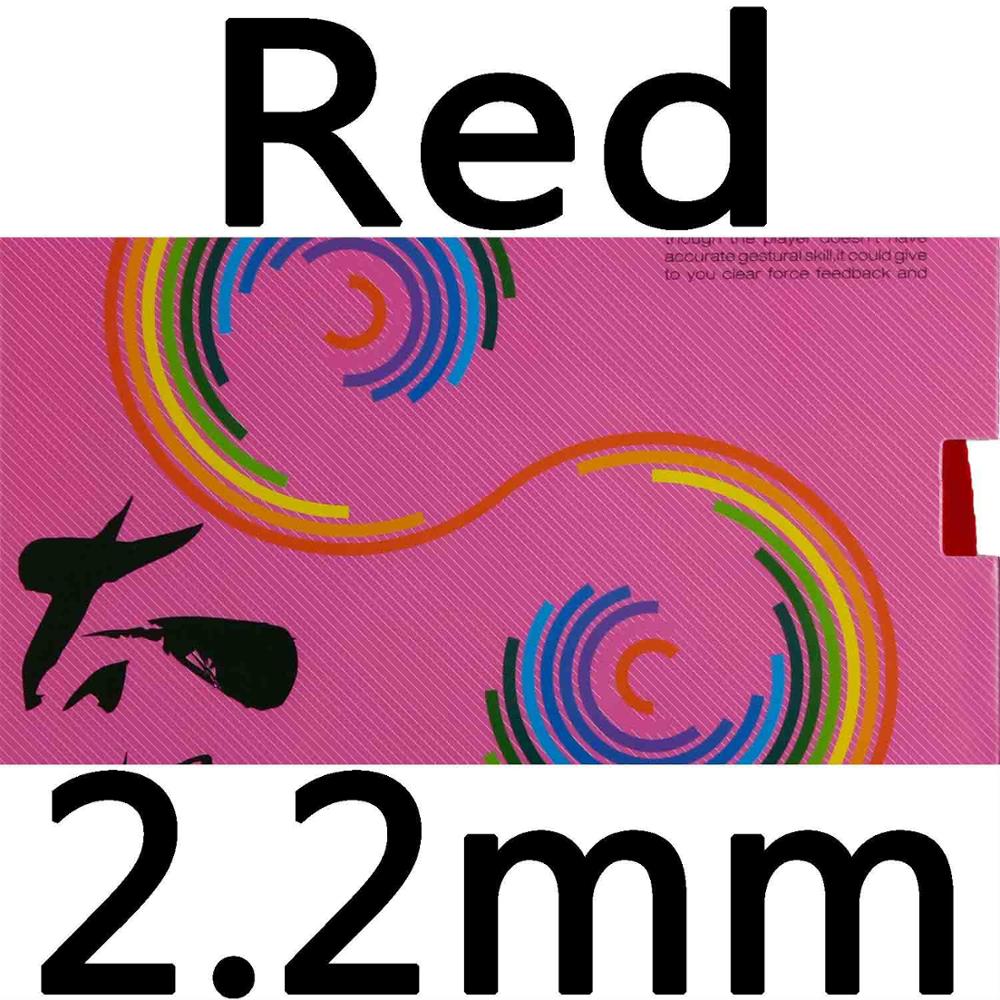 SANWEI TAIJI Tafeltennis Rubber/Ping Pong Rubber: Red