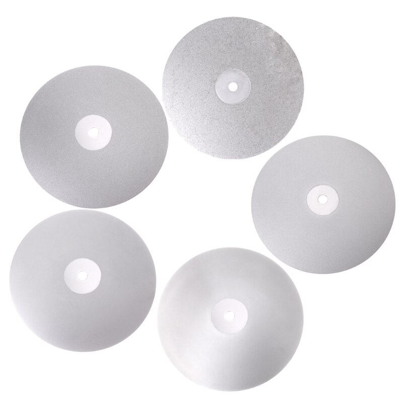 8Inch Grit 80-3000 Diamond Coated Flat Lap Wheel Jewelry Polishing Grinding Disc 53CB