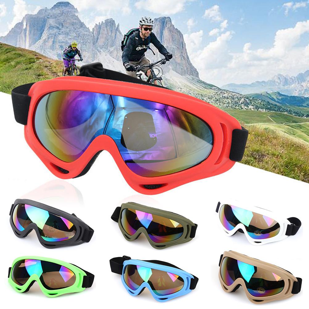Occhiali da sci Unisex Snowboard Skate motoslitta occhiali antivento antipolvere Anti-UV occhiali da ciclismo occhiali sportivi