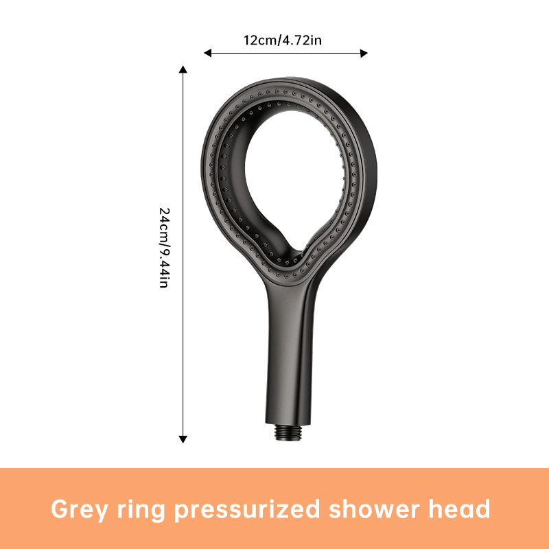 [1PC-3PCS] Pommeau de douche à main Musurjoy Bathroom Power Booster, argent, accessoires de douche d'été, de fête des mères: Rouge
