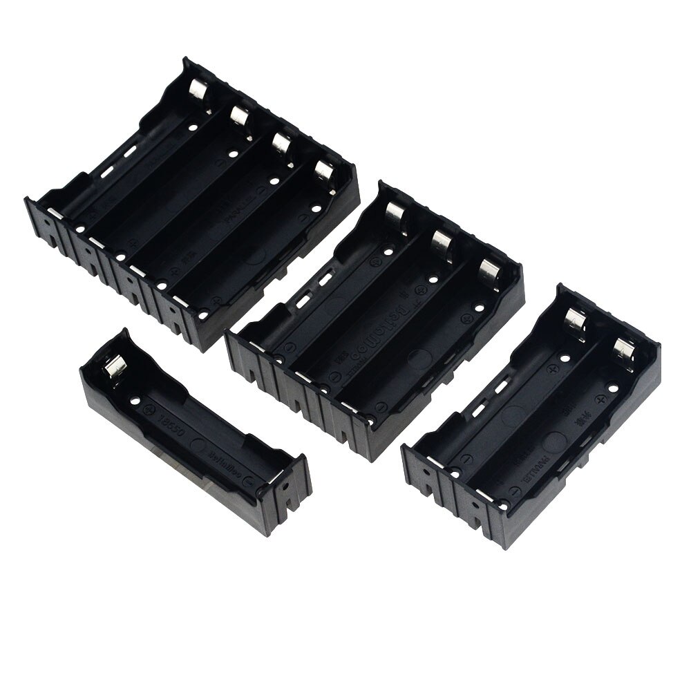 1PCS ABS 18650 Power Bank Cases 1X 2X 3X 4X 18650 Battery Holder Storage Box Case 1 2 3 4 Slot Batteries Container With Hard Pin