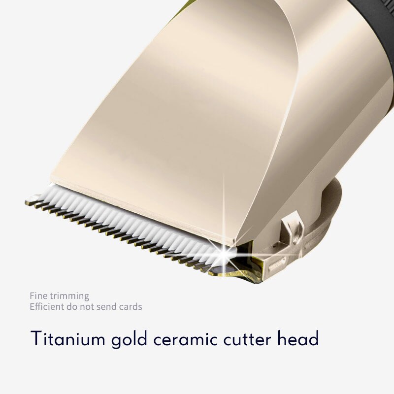 Cortadora de pelo de carga rápida para hombres, recortadora eléctrica de torneado fino, herramientas profesionales de barbería 2 horas con máquina de corte de pelo 40D