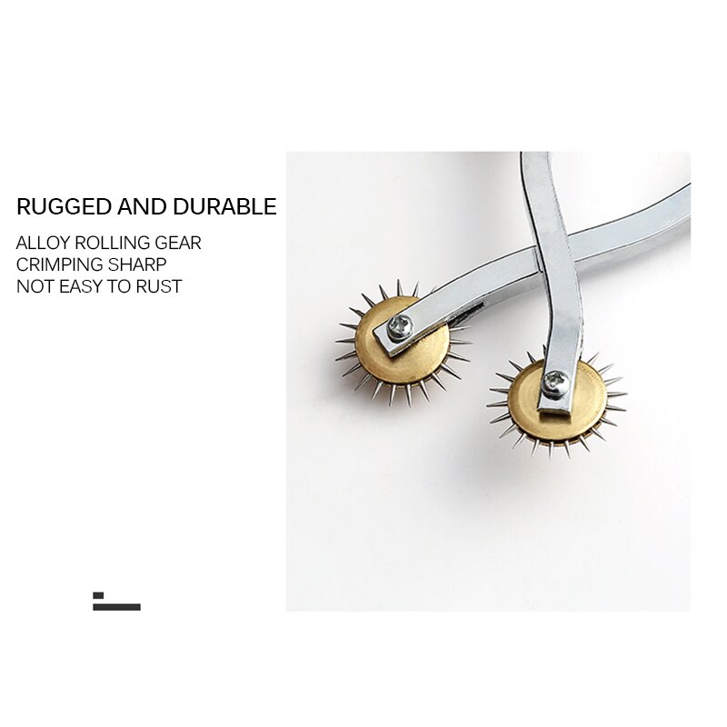 3mm Stainless Steel Leather Overstitch Wheel Gear Roulette Spacer Sewing Leather Craft Tool Gear Leather Punch Tool