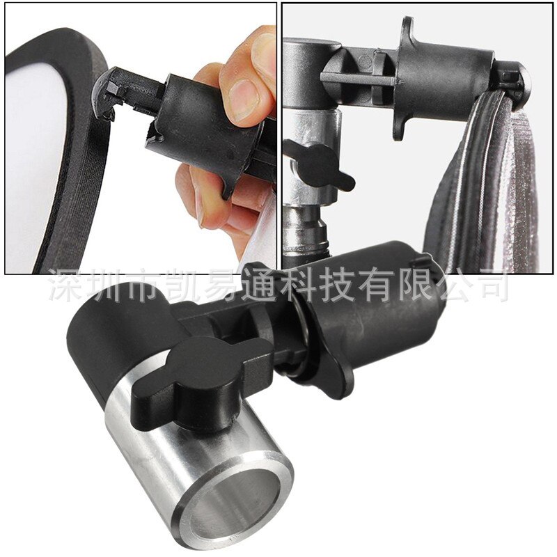 photography Panel Reflector diffuser Studio Background Reflector Fixed Clip Reflector Bracket Vertical Elastic Holder Background
