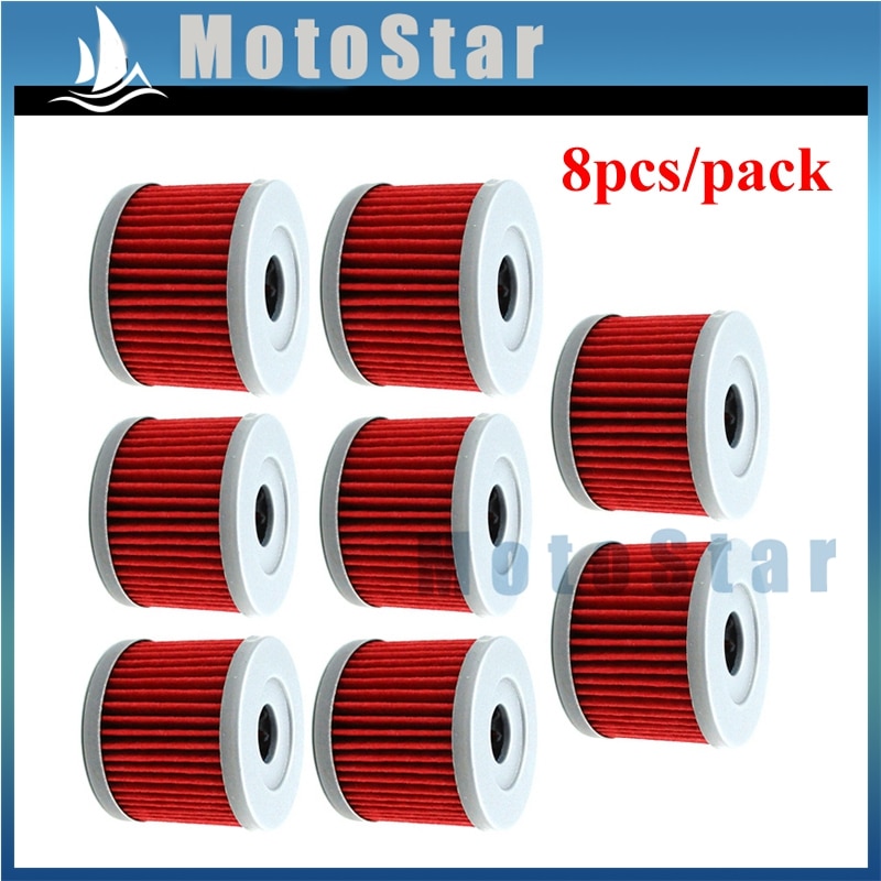 Brændselsoliefilter til kinesisk 150cc 200cc 250cc lifan zongshen loncin  cb250 motor snavs pit cykel motocross motorcykel atv quad: 8 stykker