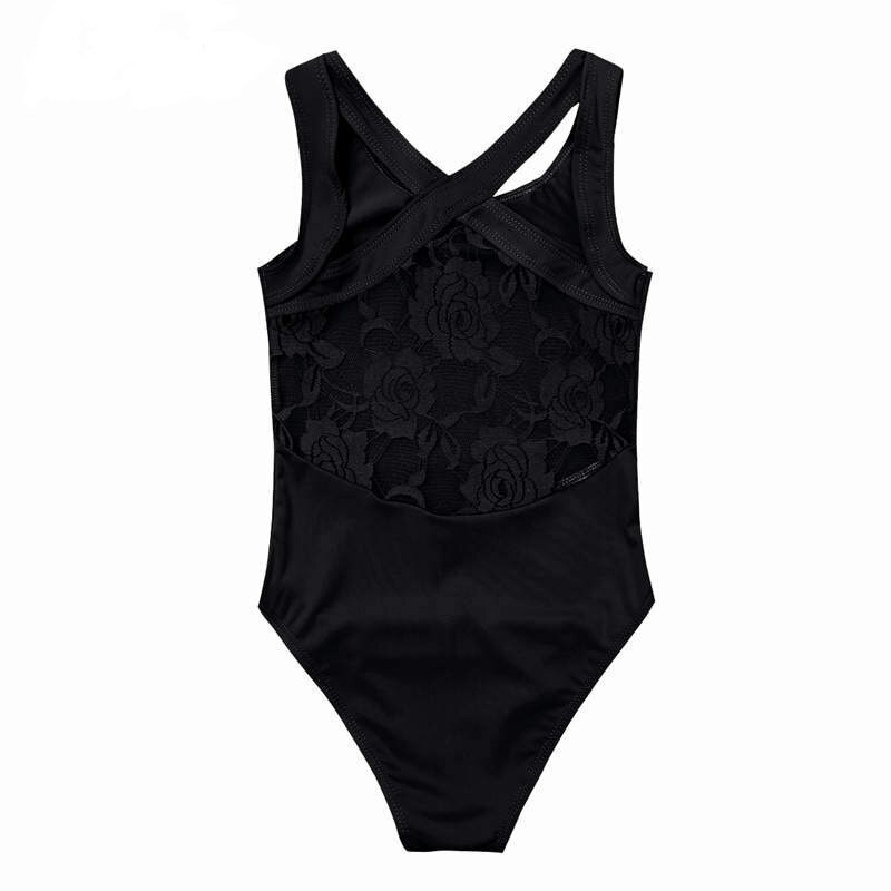 TiaoBug Mädchen Professionelle Ballett Trikot Blumen- Spitze Sport Gymnastik Trikot Kleid Ballerina Party Kind tanzen Kostüm Karosserie