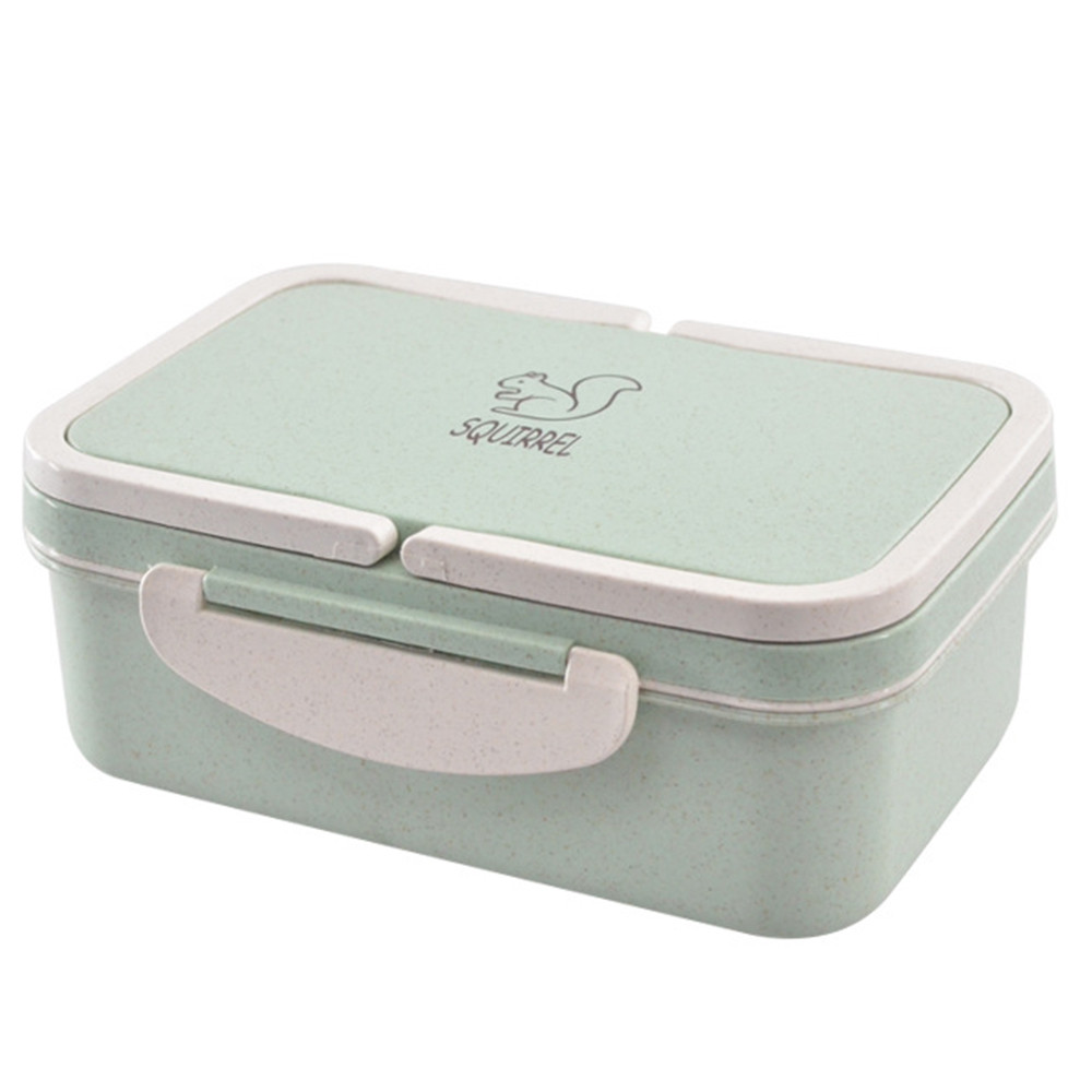 Portable Lunch Box Wheat Straw Picnic Microwave Bento Food Storage Container Student Camping Lunch Dinner Lunch Boxes