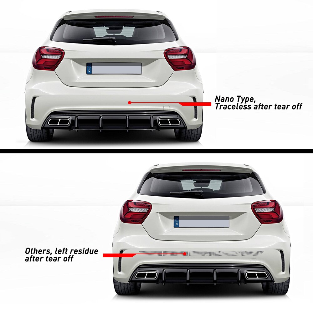 For Renault Megane 3 4 Car Bumper Reflective Tape Strip Stickers High Reflective Tape Auto Exterior Accessories for Renault Arka