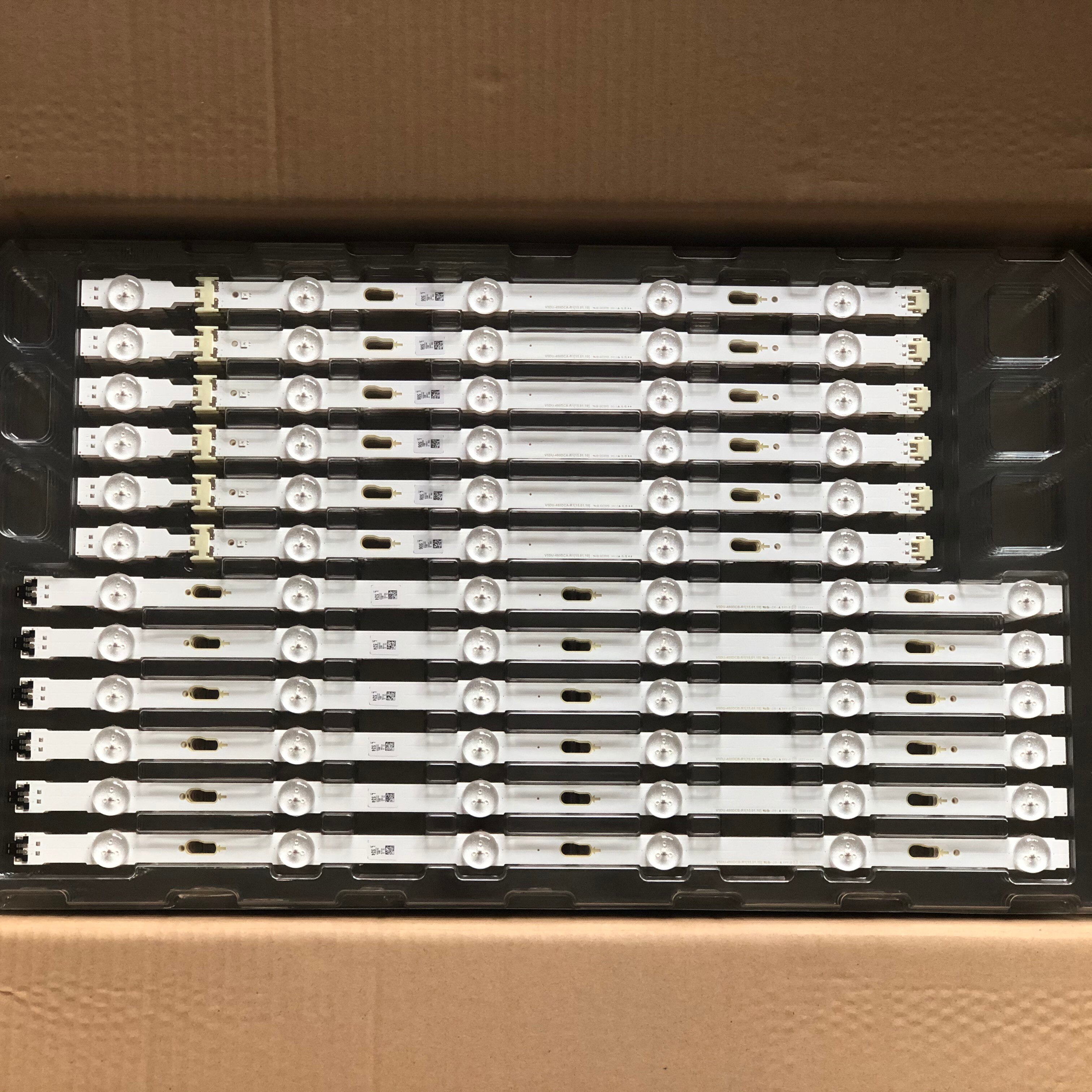Led-remsa med 5+6 lampor för samsung 48 "tv  ue48 ju 6060 v5du-480 dca -r1 480 dcb  bn96-34793a 34794a ue48 ju 6400 cy-gj048 hglvlh  ua48 ju 5900
