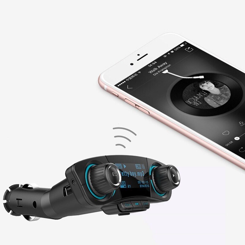 Car MP3 Player Car Bluetooth Receiver U Disk 12V24V Universal Aux Car Bluetooth Receiver