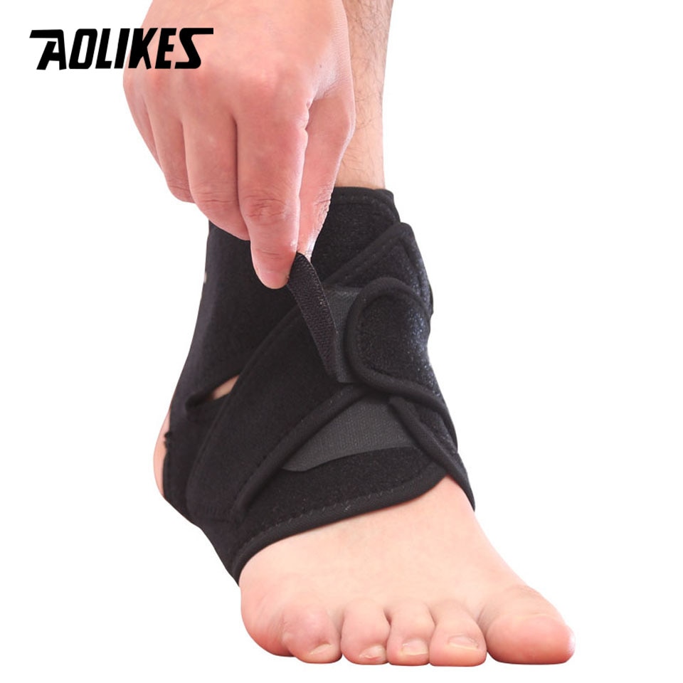 AOLIKES 1 STKS Sport Ademend Pressurizable Ankle Brace Pad Beschermen Voet Basketbal Voetbal Klimmen