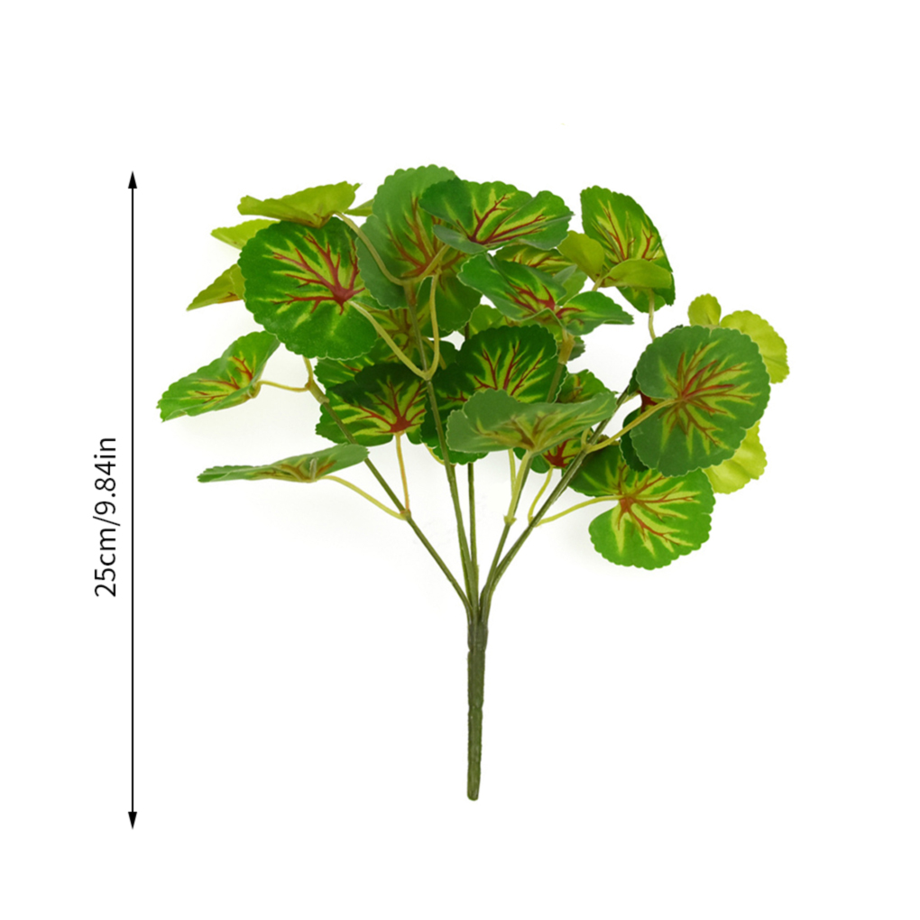 2Pcs Simulation Plant Leaves Plastic Green Plant Decoration For Living Room Balcony Office Artificial Plant Flower Decoration