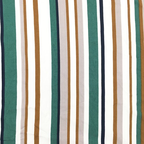 Tissu imprimé en sergé fin à rayures de couleur, 2022: 3