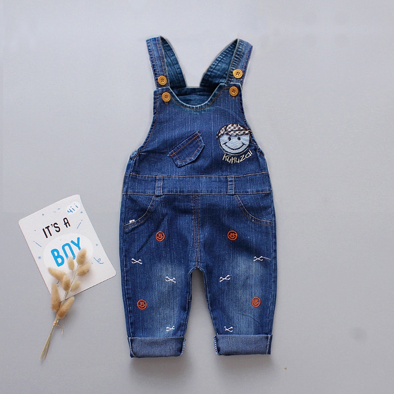 IENENS-salopette en jean pour enfants | Salopette ample pour filles et garçons, salopette en Denim pour enfants, combinaison pantalon pour enfants, dessin animé 1-3ans