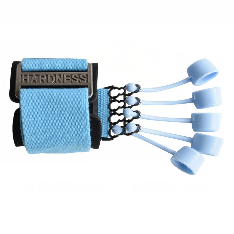Pinça de mão portátil silicone expansor de dedo aperto de mão treinador de força de pulso exercitador de dedo faixa de resistência fitness