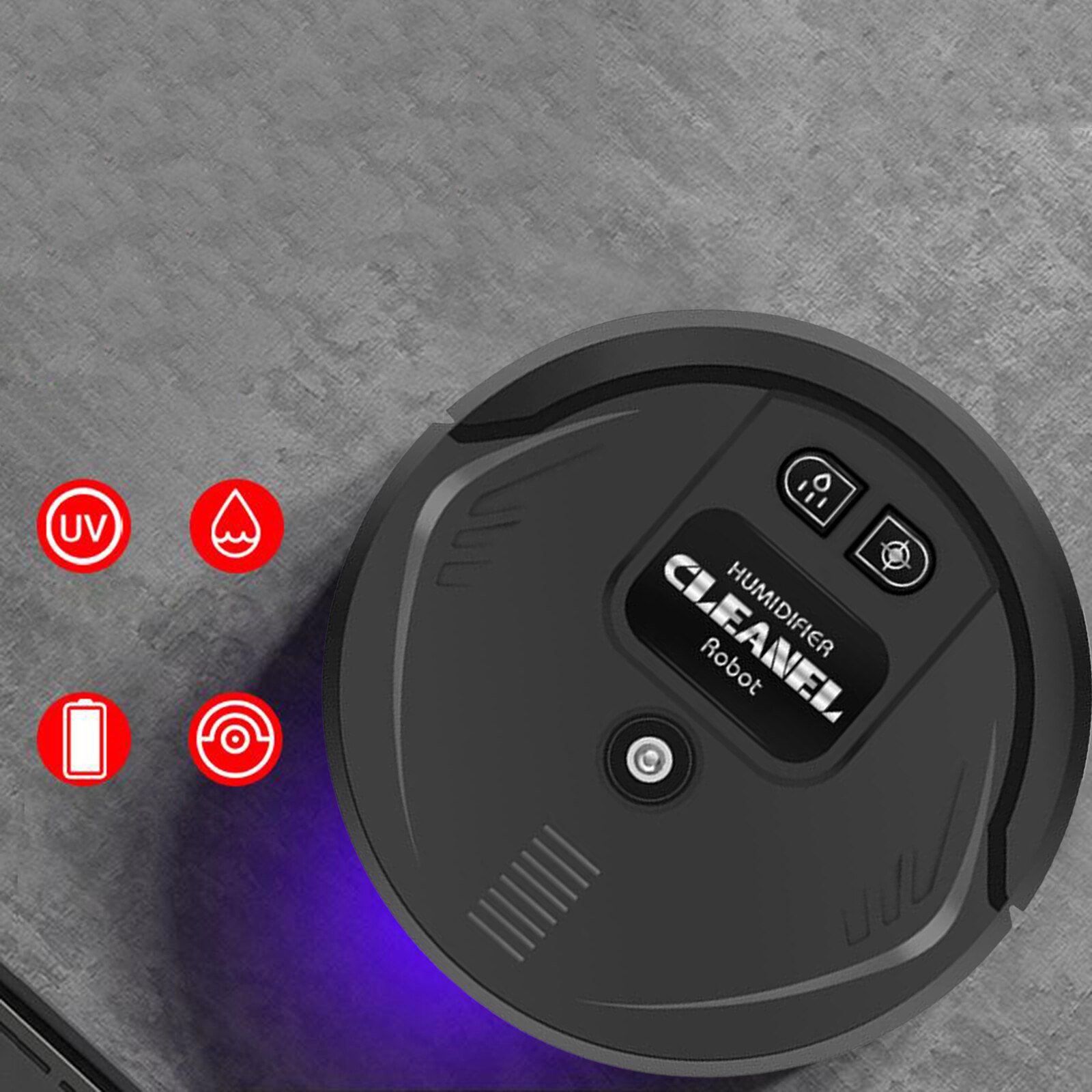 Smart Sweeping Robot Floor Robot Vacuum Cleaner UV Disinfection Sweeper Diffuser Humidifier