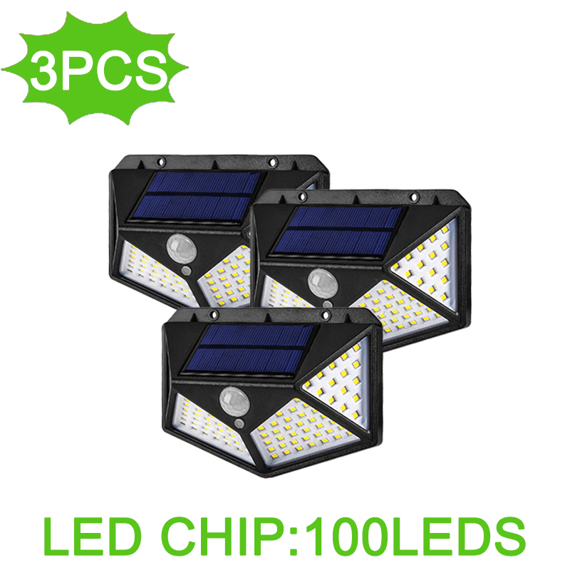 468 LED Outdoor Solar Sensing Wall Lights 3 Mode Motion Sensor Waterproof Street Lamp For Garden Patio Balcony Yard: Golden Yellow